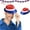 MulticolorA, variant on Sparkly Usa Flag Western Cowboy Hat 4Th Of July Red White Blue Sequin Cowgirl Hat For Independence Day Party