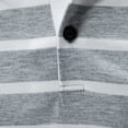 thumbnail image 6 of Toimothcn Men'S Polo Shirts Lapel Short Sleeve Casual Striped Printed Polo Shirts Buttons Up Breathable Loose Fit Sports Shirts Comfy Men'S Clothes, 6 of 8