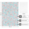 thumbnail image 2 of 2 Pcs Pioneer Flower Floral Print Pattern Kitchen Towels, Funny Microfiber Dish Towel Set, 18" X 26" Tea Towels, 2 of 6