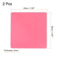 thumbnail image 2 of Unique Bargains Tapis de Souris 8x8", Lot de 2 Tapis de Bureau Doux et Lisse, Rose, 2 of 6