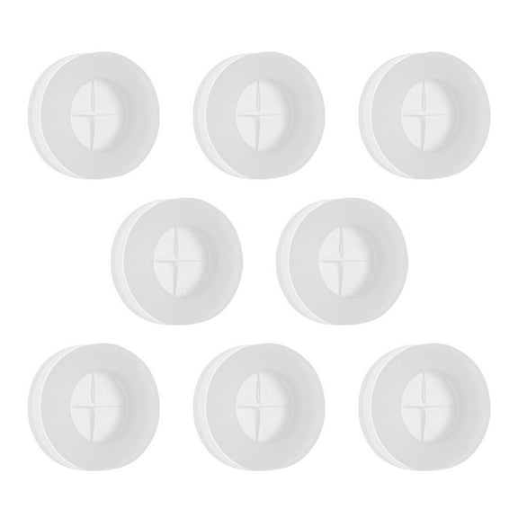 VORCOOL 8Pcs Silicone Straw Hole Plugs for Bottle Lids Reusable Straw Stopper in Assorted Colors