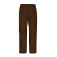 thumbnail image 2 of Men's Oversized Retro Drawstring Straight Leg Work Pants - Cotton, Jogging Style, 2 of 4