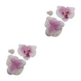 thumbnail image 3 of Decodeary 50piece Apparence Réaliste Têtes d'Orchidée Artificielles avec et Durable Violet Blanc 2Set, 3 of 6