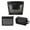 3 pc, variant on Chmadoxn Mesh Makeup Bags Mesh Cosmetic Bag Portable Travel Organizing Zipper Pouch Toiletries Makeup Pouches for Home Office Travel Accessories (Black/2pc)