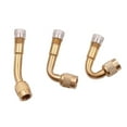 thumbnail image 1 of Visland 3 Pcs Brass Tire Valve Extension Set 3 Angles (45/90/135 Degrees) Inflatable Nozzle Adapter for Car Motorcycle Bike Scooter Easy Install Tire Valve Stem Extenders, 1 of 8