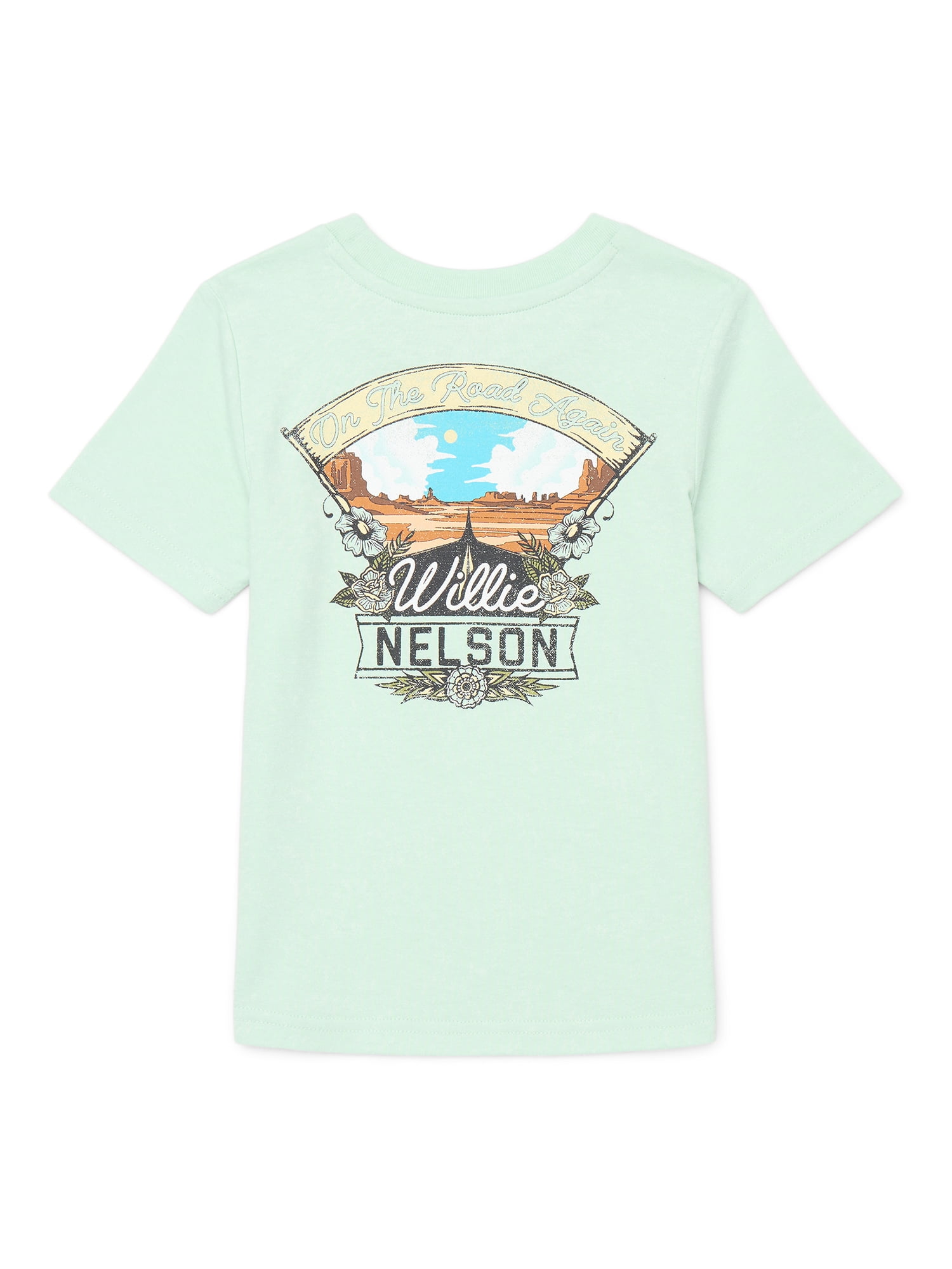 Willie Nelson Toddler Boys or Girls Music Tour Graphic T-Shirt, Sizes 12M-5T
