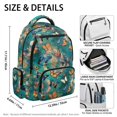 thumbnail image 5 of Chririnla Lightweight Kids Backpack for Travel Back to School, Polyester Adjustable Straps School Bag, Vintage Butterfly & Mandala Pattern, 5 of 10