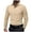 Khaki, variant on Miluxas Mens Stretch Dress Shirts Long Sleeve Button Down Shirt Regular Fit formal Business Shirts Khaki
