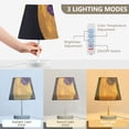 thumbnail image 5 of Cow Gentleman Desk Lamp 3 Color Modes LED Table Lamp Nightstand Reading Light for Bedroom Living Room, 5 of 8