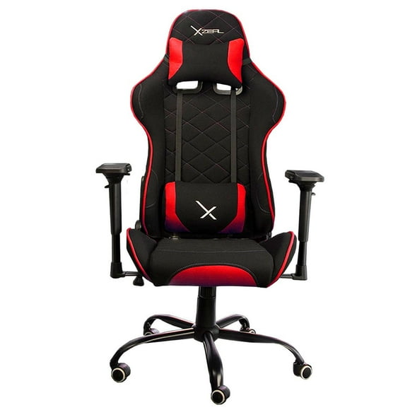 Silla Gamer XZEAL XZ25 Ergonomica Reclinable Reposabrazos 4D Rojo XZSXZ25R Stylos XZSXZ25R