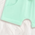 thumbnail image 6 of TOWED22 Toddler Boy Summer Outfits 2pcs Soft Cotton Sleeveless Tee Tank + Print Drawstring Shorts Clothes Set(Light Green,2-3 Y), 6 of 7