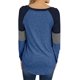 thumbnail image 4 of VISgogo Mujer Casual Patchwork Camiseta, Otoño e Invierno Rayas Manga Larga Cuello Redondo Jersey VISgogo moda, 4 of 6