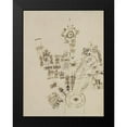 thumbnail image 2 of Klee, Paul 12x14 Black Modern Framed Museum Art Print Titled - The Last Adventure of the Knight Errant, 2 of 5