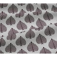 thumbnail image 5 of oneOone Viscose Jersey Maroon Fabric Floral & Flying Swan Block Sewing Material Print Fabric By The Yard 60 Inch Wide, 5 of 5