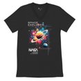 thumbnail image 5 of NASA Space Explorer Men's V-Neck T-shirt Universe Astronaut Galaxy Planet Saturn, 5 of 7