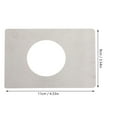 thumbnail image 6 of OUNONA 2Pcs Door Reinforcement Plates in Stainless Steel with Rounded Corners for Safe Home Installation, 6 of 6