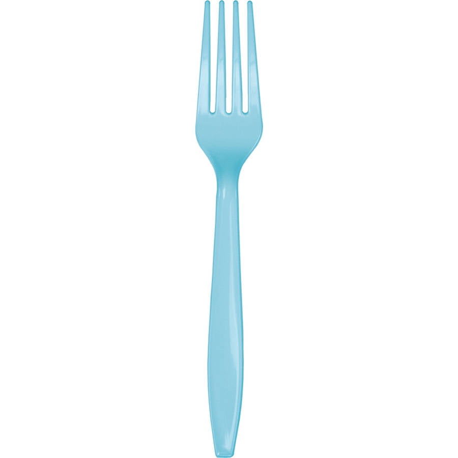 Touch of Color Pastel Blue Forks, 24Pack
