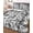 Black White, variant on Twin Quilt Bedding Set, Elephant Forest Reversible Summer Quilt 3 Pieces, Farmhouse Retro Tropical Trees Animals Lightweight Bedspreads Coverlets with 2 Pillow Shams for All Seasons