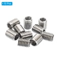 thumbnail image 3 of Unique Bargains Adaptateurs Filetage Manchon Réducteur Écrou M8x1.25 Mâle à M6x1.0 Femelle pour Réparer Insert Écrou Vis Réducteur 10mm 10 Pcs, 3 of 5