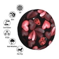thumbnail image 5 of Easygdp Ladybugs And Red Hearts Wheel Sun Guard, Spare Tire Cover,Universal Trailer Suv Truck Camper Travel,Easy To Install And Remove -16 Inch, 5 of 9