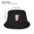 thumbnail image 5 of Cute Cat Pink Love Pattern Bucket Hat For Womens And Mens Outdoor Beach Fisherman Hat Sun Hat, 5 of 8