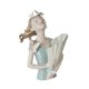thumbnail image 5 of Jarrón de estatua femenina, figura de niña moderna, maceta de resina elegante, maceta de escritorio, figuritas de niña, florero para decoración de Azul cian, 5 of 8