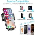 thumbnail image 3 of Cshidworld Car Cup Holder Phone Mount Cell Universal Adjustable Cup Holder Cradle Car Mount with Flexible Long Neck for iPhone Samsung Google and All 4.0-7.0 inches Smartphones, 3 of 9