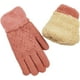 thumbnail image 1 of Guantes para clima frío Guantes térmicos de invierno Tejido con cables Dedos completos Forro polar Guantes antideslizantes Mujer Hombre, 1 of 4