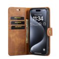 thumbnail image 7 of for iPhone 16 Plus Case, PU Leather Detachable Vintage Wallet Flip Magnetic Clousure Drop Protective Slim Phone Case Cover for iPhone 16 Plus with Card Holder - Brown, 7 of 7