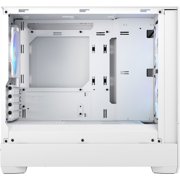 Fractal Design Pop Mini Air RGB White TG mATX High-Airflow Clear Tempered Glass Window Tower Computer Case