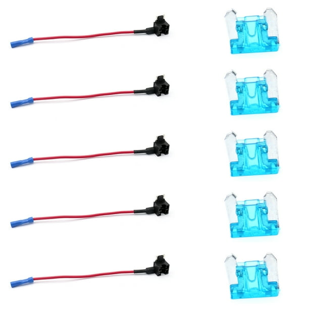10Pcs 12V Car Addacircuit Low Profile Mini Fuse Tap Adapter Mini