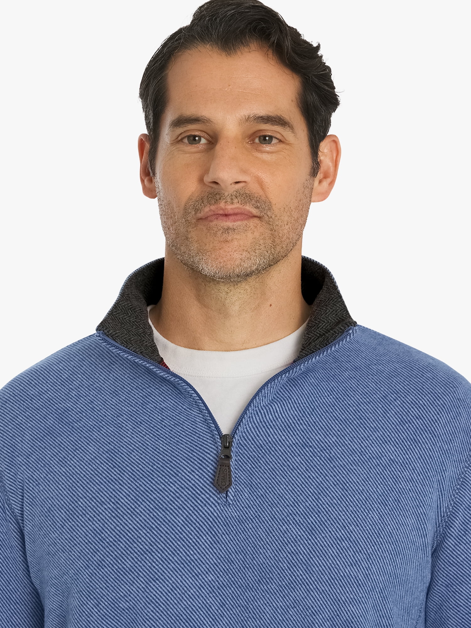 Chaps Men's & Big Men's Woodland Quarter Zip Sweater, Sizes S-2XL