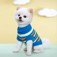 thumbnail image 1 of Ropa para mascotas, primavera, otoño e invierno, ropa de punto de lana multicolor para perros, ropa informal cálida de dos patas, 1 of 6