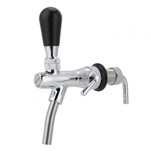 Beer Faucet, Practical G5/8in Thread Keg Faucet, Stainless Steel For Distributing Beer Or Beverages Bars,Pubs