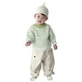thumbnail image 2 of YunPes Baby Knit Sweater Toddler Boys Girls Warm Sweater Lovly Pullover Round Neck Top Clothes Fall Winter Outfits, 2 of 9