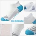 thumbnail image 4 of COOPLUS Womens Ankle Low Cut Socks Athletic Running Cushioned Socks for Women 6 Pairs, 4 of 6
