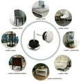 thumbnail image 7 of Unique Bargains Furniture Chair Metal Glide Feet Leg Floor Protector Nails 2.3cm Dia 30Pcs, 7 of 7