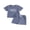 Blue, variant on BemeyourBBs Toddler Boys Summer Daddy's Bestie Clothes Infant Baby Boy Dadd's Day Outfit Short Sleeve Embroidery Letters T-shirt with Elastic Waist Shorts Set Toddler Boy Summer Outfit