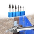 thumbnail image 5 of Carving File Carving File Tungsten Carbide Grinding Speed Monitor Wood Carving Aluminum Note Package Contents Clamp, 5 of 8