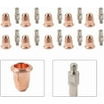 thumbnail image 4 of Gamvdout PD0116-08 Plasma Torch Cutting Nozzles Electrode Tips 20PCS For PT60 IPT-60 PTM-60 PT40 IPT40 Copper, 4 of 6