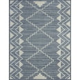 thumbnail image 3 of Transitional 5x8 Area Rug (5'3'' x 7'3'') Moroccan Blue, Cream Living Room Easy to Clean, 3 of 8