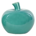 thumbnail image 2 of Urban Trends Collection: Ceramic Apple Figurine, Gloss Finish, White, 2 of 2
