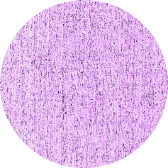Ahgly Company Indoor Round Oriental Purple Industrial Area Rugs, 4' Round