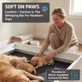thumbnail image 4 of Drymate Whelping Box Liner Mat, Washable and Reusable Dog Puppy Pee Pad, Absorbent, Waterproof, Durable, Can Be Cut to Fit (48" x 50"), 4 of 7