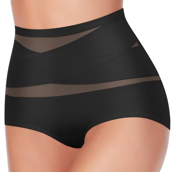 HONHUZH Womens Underwear High Waist Hip Lift Crossband Strench Underwear Lightweight Breathable Shapewear