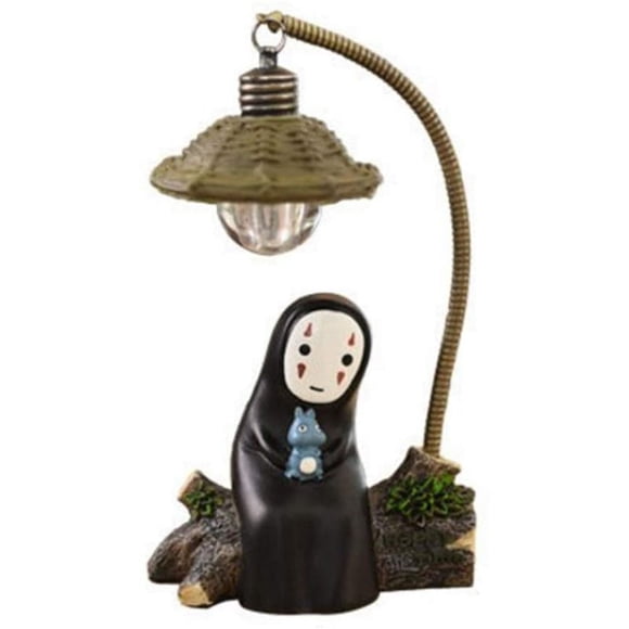 Spirited Away No Face Man Night Light Chi Chihiro Table Desk Lamp Miyazaki Hayao Anime Kaonashi Kids Gift Children Toys Home Decor Crafts Decorative Sleep Lamp