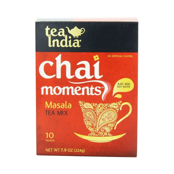 Tea India Chai Moments Masala Tea Mix, 224 g, 10 pack