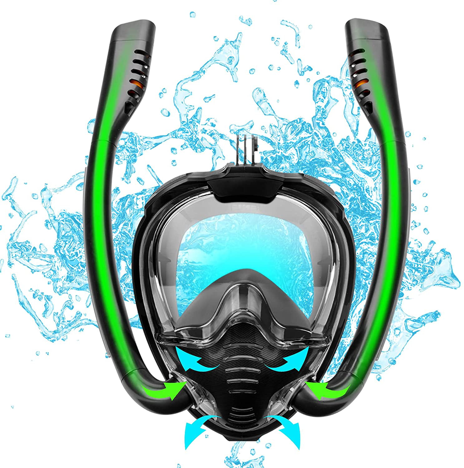 Snorkeling Mask Full Face 180°Seaview Easy Breathe Diving Mask for Snorkel Mask 
