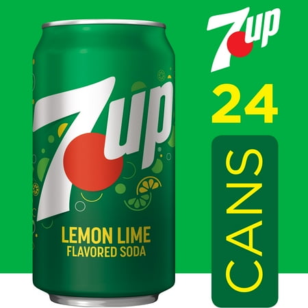 7UP Caffeine Free Lemon Lime Soda Pop, 12 fl oz, 24 Pack Cans