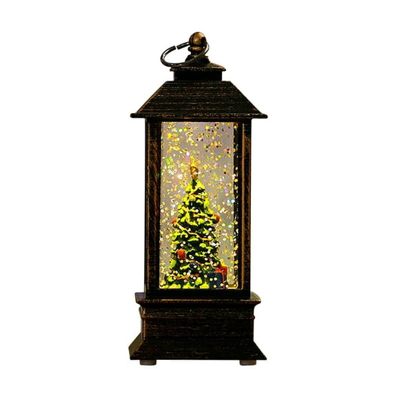 2026 Large Christmas Musical Live Tree: Cardinals: Red Truck:Snow Globe Lantern with Timer:13.8" Battery Home Decorations Indoor with Two Birds:Lighted Snow Globes USB Light Up, More Swirling Glitter